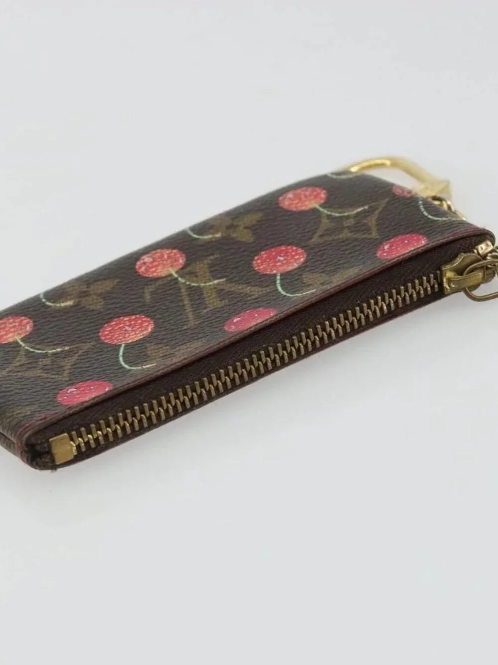 LOUIS VUITTON Monogram Cherry Pochette Cles Coin Purse M95042 LV Auth bs35761